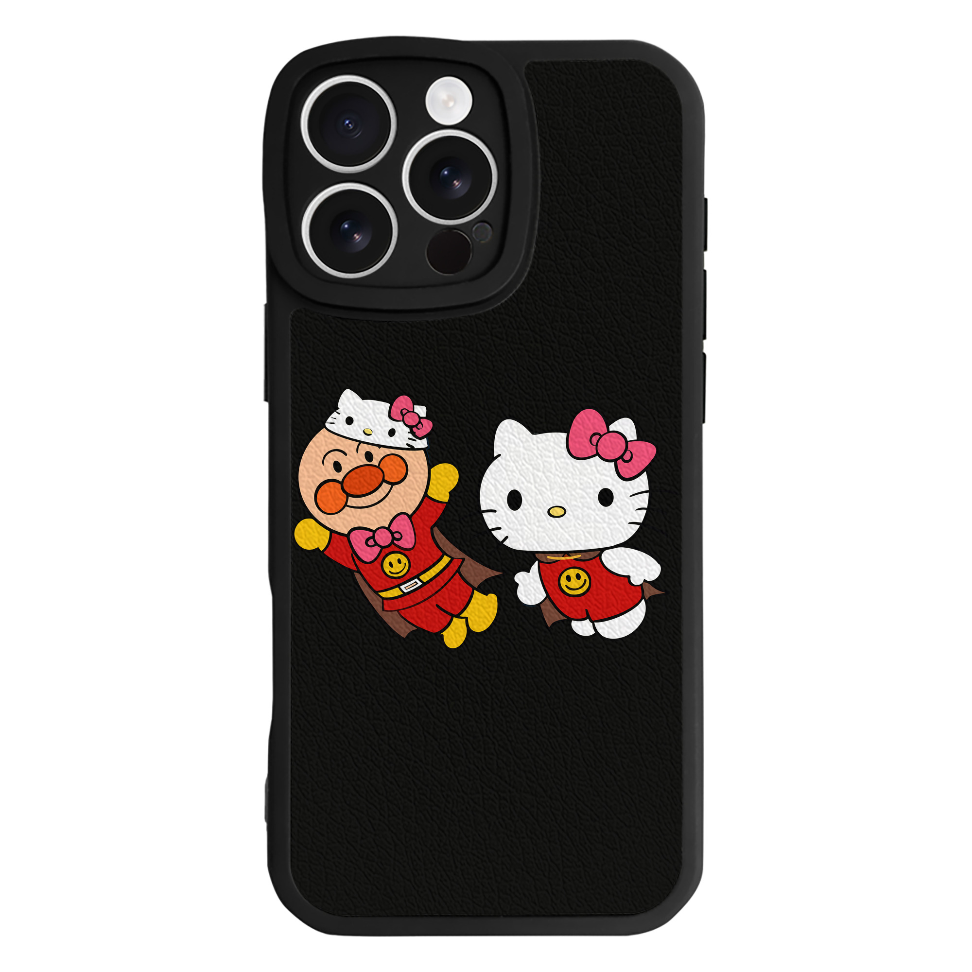 （画像用） アンパンマン Anpanman 【iPhone 16シリーズ対応】シリコンスマホケース（レザー調） 材質：シリコン